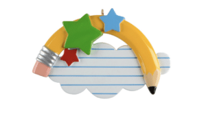 Teacher Rainbow Personalized Ornament